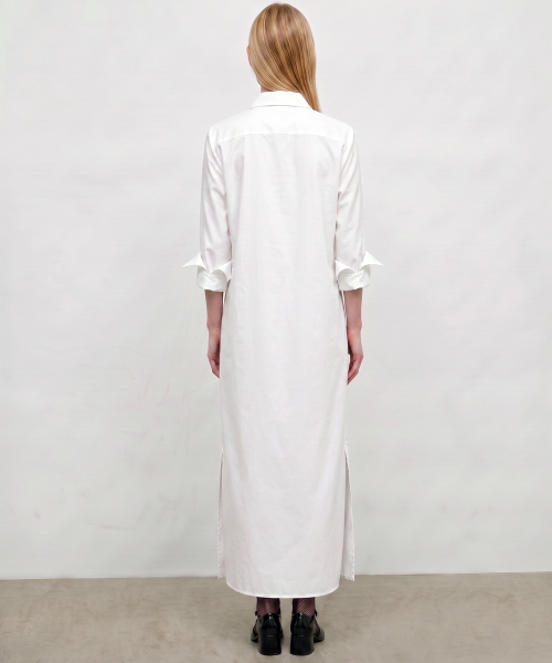 KIMDOH(キムド)の「Rovel Shirt Dress / Ivory(ワンピース・レディース・アイボリー・FREE)」の3枚目の写真