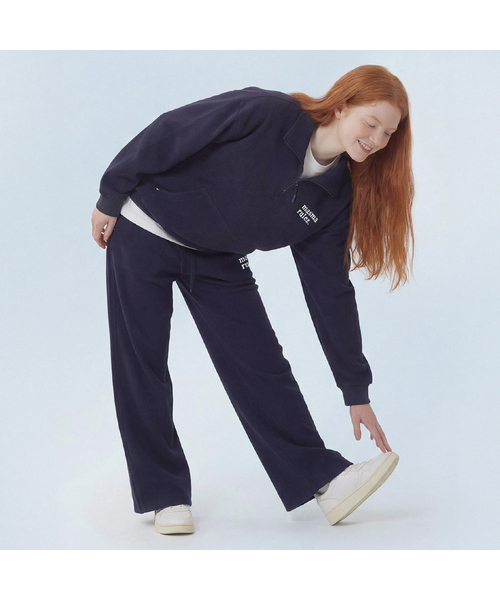 MASMARULEZ APPAREL(マスマルールズ アパレル)の「Textured Waffle Sweatpants_2 Colors(スウェットパンツ・レディース・ブラック/ネイビー・M size/L size)」の2枚目の写真