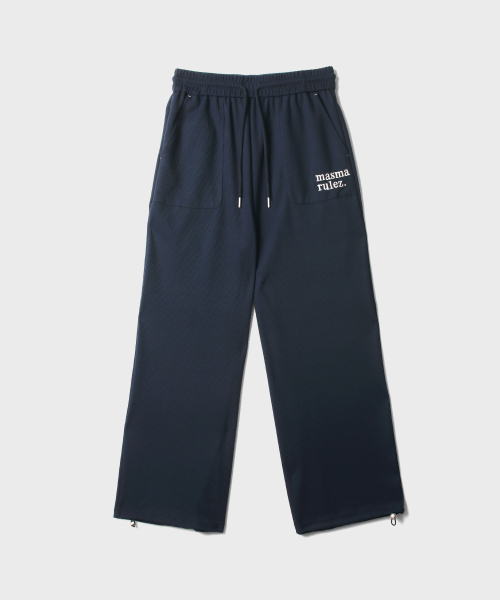 MASMARULEZ APPAREL(マスマルールズ アパレル)の「Textured Waffle Sweatpants_2 Colors(スウェットパンツ・レディース・ブラック/ネイビー・M size/L size)」の15枚目の写真