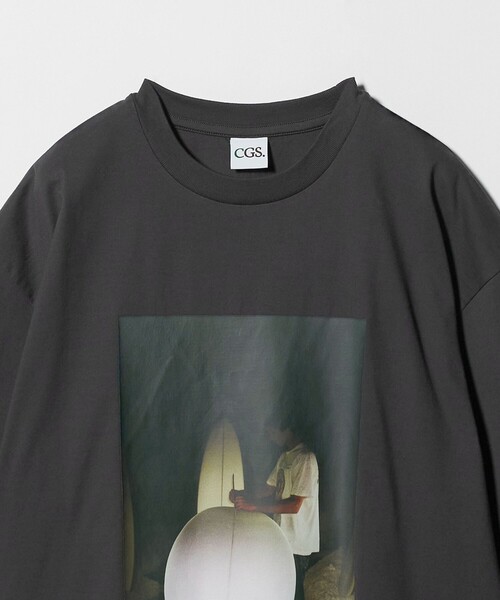 California General Store（California General Store）の「＜CGS.＞ROKI ボード フォト Ｔシャツ（Tシャツ/カットソー・メンズ・ダークグレー/ホワイト・M/XL/S/L）」の6枚目の写真