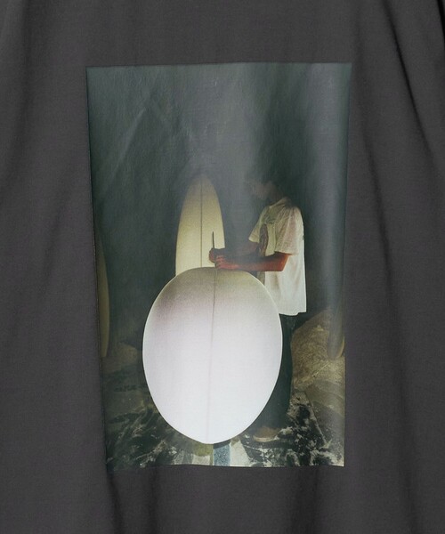 California General Store（California General Store）の「＜CGS.＞ROKI ボード フォト Ｔシャツ（Tシャツ/カットソー・メンズ・ダークグレー/ホワイト・M/XL/S/L）」の8枚目の写真