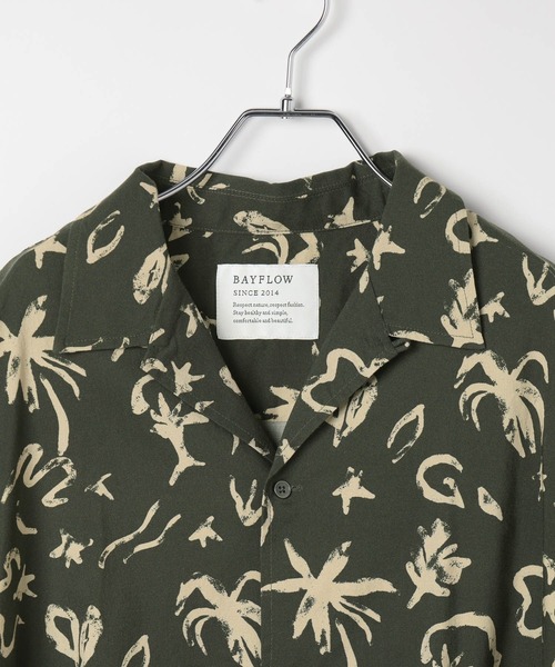 BAYFLOW(ベイフロー)の「アソート柄シャツ(シャツ/ブラウス・メンズ・ホワイト/チャコール/ブルー/ブラック・MEDIUM/LARGE)」の15枚目の写真