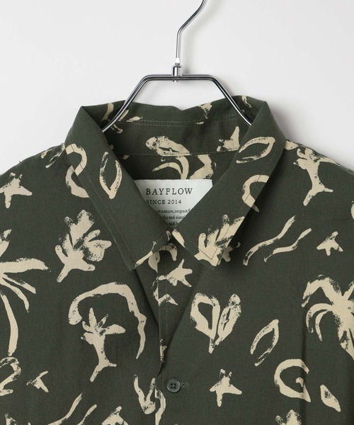 BAYFLOW(ベイフロー)の「アソート柄シャツ(シャツ/ブラウス・メンズ・ホワイト/チャコール/ブルー/ブラック・MEDIUM/LARGE)」の16枚目の写真