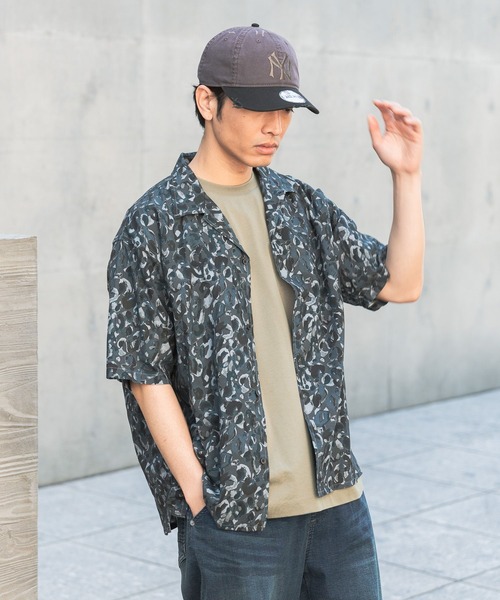 BAYFLOW(ベイフロー)の「アソート柄シャツ(シャツ/ブラウス・メンズ・ホワイト/チャコール/ブルー/ブラック・MEDIUM/LARGE)」の9枚目の写真