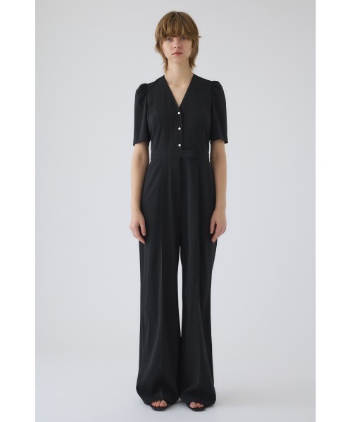 RIM.ARK（リムアーク）の「Puff sleeve solid jumpsuit パフスリーブ ソリッド ジャンプスーツ（つなぎ/オールインワン・レディース・ライトグリーン/ブラック・38/36）」の14枚目の写真