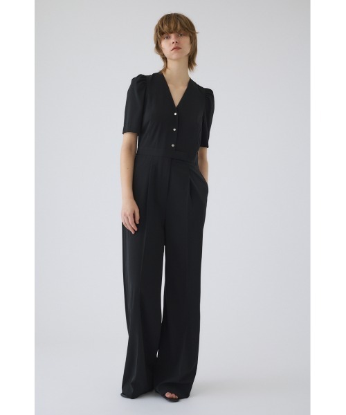 RIM.ARK（リムアーク）の「Puff sleeve solid jumpsuit パフスリーブ ソリッド ジャンプスーツ（つなぎ/オールインワン・レディース・ライトグリーン/ブラック・38/36）」の15枚目の写真