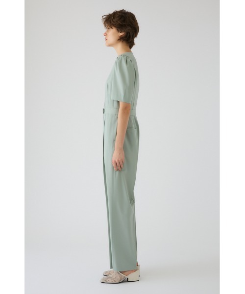 RIM.ARK（リムアーク）の「Puff sleeve solid jumpsuit パフスリーブ ソリッド ジャンプスーツ（つなぎ/オールインワン・レディース・ライトグリーン/ブラック・38/36）」の11枚目の写真