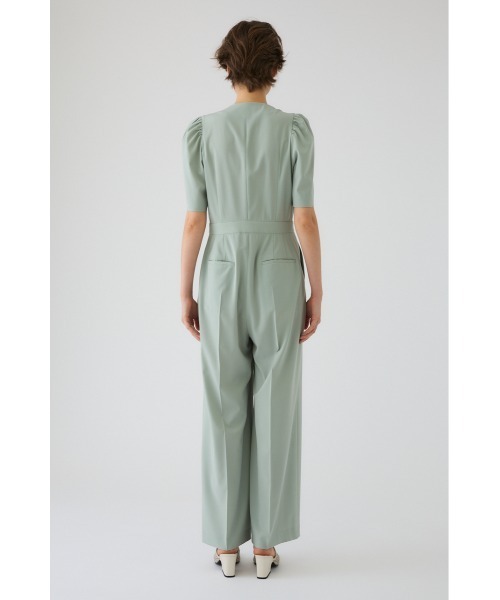 RIM.ARK（リムアーク）の「Puff sleeve solid jumpsuit パフスリーブ ソリッド ジャンプスーツ（つなぎ/オールインワン・レディース・ライトグリーン/ブラック・38/36）」の12枚目の写真