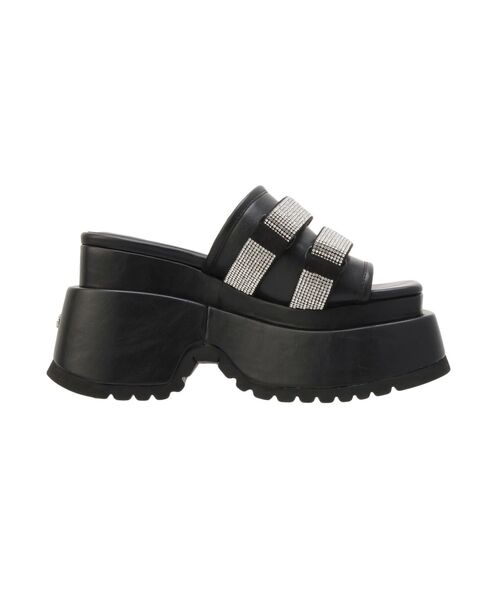 GYDA(ジェイダ)の「Thick sole bijouストラップサンダル(サンダル・レディース・ブラック・LARGE/MEDIUM/SMALL)」の14枚目の写真