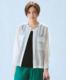 シアーライトシュリンク シャツブルゾン