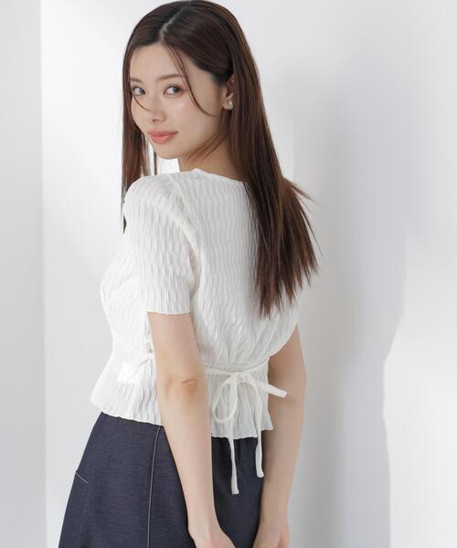 PROPORTION BODY DRESSING(プロポーションボディドレッシング)の「ウエストタックカットトップス / 1216260603(Tシャツ/カットソー・レディース・ダークグレー/グレー/ホワイト系その他・FREE)」の20枚目の写真