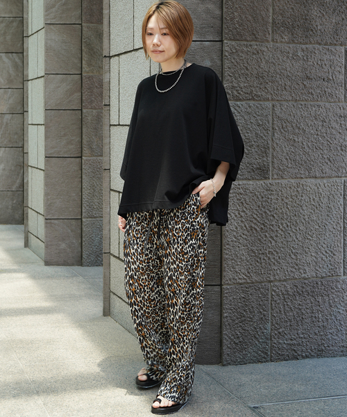 JOURNAL STANDARD LUXE(ジャーナルスタンダード ラックス)の「ヴィンテージジャージ ポンチョT(Tシャツ/カットソー・レディース・ホワイト/ブラック・FREE)」の3枚目の写真