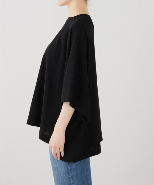 JOURNAL STANDARD LUXE(ジャーナルスタンダード ラックス)の「ヴィンテージジャージ ポンチョT(Tシャツ/カットソー・レディース・ホワイト/ブラック・FREE)」の10枚目の写真