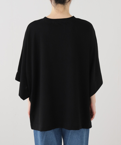 JOURNAL STANDARD LUXE(ジャーナルスタンダード ラックス)の「ヴィンテージジャージ ポンチョT(Tシャツ/カットソー・レディース・ホワイト/ブラック・FREE)」の11枚目の写真