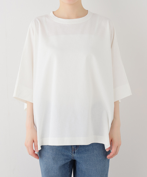 JOURNAL STANDARD LUXE(ジャーナルスタンダード ラックス)の「ヴィンテージジャージ ポンチョT(Tシャツ/カットソー・レディース・ホワイト/ブラック・FREE)」の16枚目の写真
