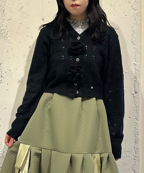 MILK(ミルク)の「Roses カーディガン(カーディガン/ボレロ・レディース・C/B/A/D・FREE)」の4枚目の写真