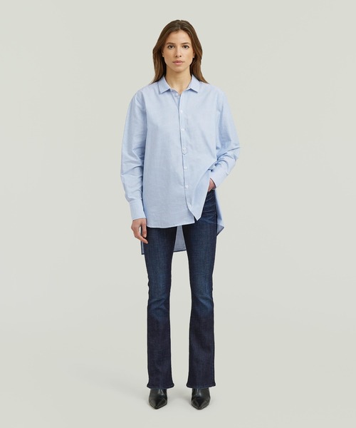 G-STAR(ジースター)の「3301 Flare Jeans/ヴィンテージライクフレアスキニージーンズ/L28(デニムパンツ・レディース・ダークインディゴブルー・25inch/26inch/27inch)」の1枚目の写真