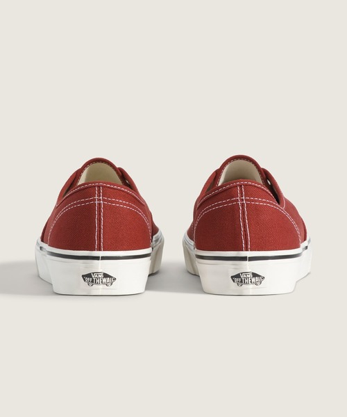 VANS（バンズ）の「オーセンティック / Authentic DUCK CANVAS Poppy Em VN000Z74GWR1（スニーカー・メンズ・エンジ・11/6/8/10/9/8.5/7.5/5.5/9.5/10.5/11.5/6.5/5/7）」の2枚目の写真
