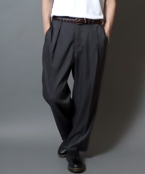 セール】【UNIVERD72】WIDE PANTS / 【ユニバード72】ワイドパンツ