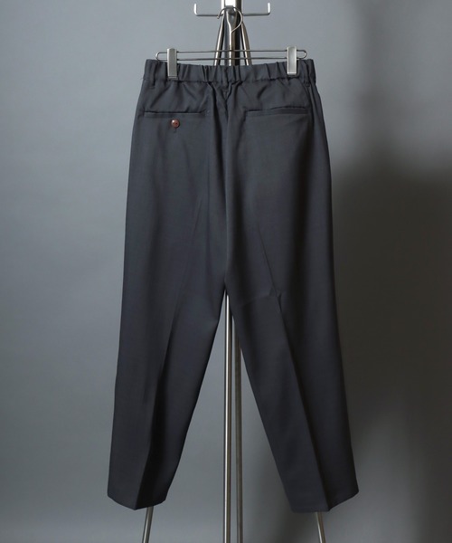 ANPAS(アンパス)の「【UNIVERD72】WIDE PANTS / 【ユニバード72】ワイドパンツ スラックス メンズ ボトムス テーパード ワイドシルエット(スラックス・メンズ・オリーブ/チャコール/ブラウン・M/XL/L)」の4枚目の写真