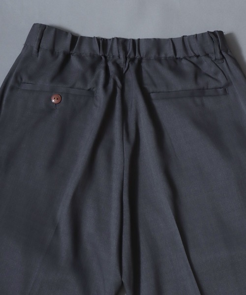 ANPAS(アンパス)の「【UNIVERD72】WIDE PANTS / 【ユニバード72】ワイドパンツ スラックス メンズ ボトムス テーパード ワイドシルエット(スラックス・メンズ・オリーブ/チャコール/ブラウン・M/XL/L)」の7枚目の写真