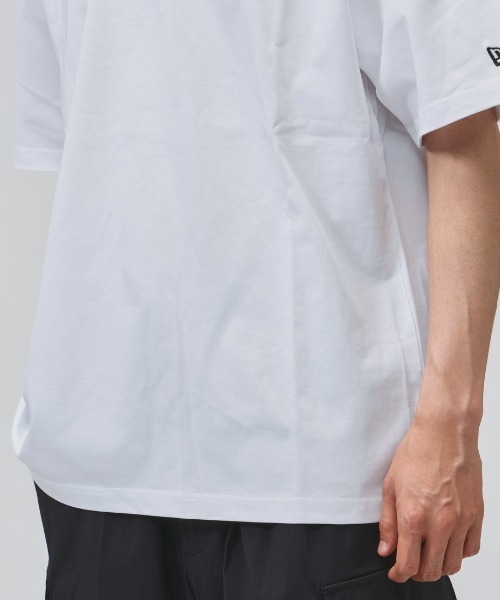 NEW ERA(ニューエラ)の「ニューエラ NEW ERA SS OS CT TEE BOX LOGO EMB WHI(Tシャツ/カットソー・メンズ・ホワイト・LL/M/L)」の7枚目の写真