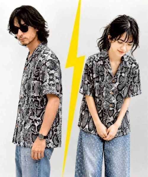 KAMINARI_TOKIO(カミナリトキオ)の「パイソンブラウス(シャツ/ブラウス・レディース・ブラック・FREE)」の3枚目の写真