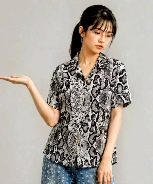 KAMINARI_TOKIO(カミナリトキオ)の「パイソンブラウス(シャツ/ブラウス・レディース・ブラック・FREE)」の10枚目の写真