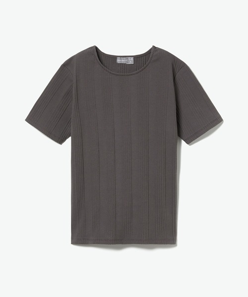 nestwell(ネストウェル)の「PARROT / リブ半袖TシャツWOMENS(Tシャツ/カットソー・レディース・ブラック/モカ/アイボリー・3/2/1)」の2枚目の写真