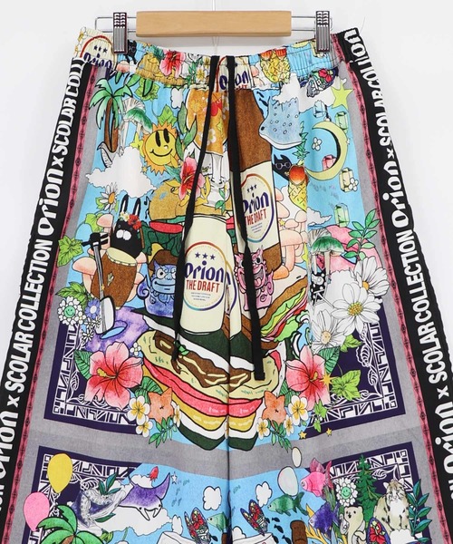 ScoLar（スカラー）の「462013：orion×ScoLar スカーフ柄パンツ（その他パンツ・レディース・ネイビー/ブラック・M）」の9枚目の写真