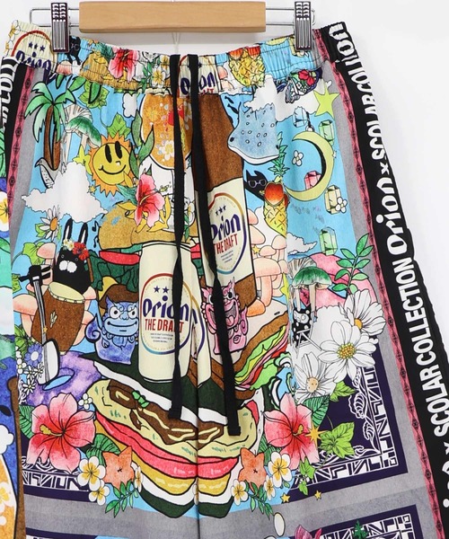ScoLar（スカラー）の「462013：orion×ScoLar スカーフ柄パンツ（その他パンツ・レディース・ネイビー/ブラック・M）」の12枚目の写真