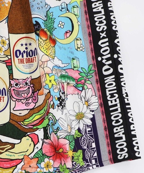 ScoLar（スカラー）の「462013：orion×ScoLar スカーフ柄パンツ（その他パンツ・レディース・ネイビー/ブラック・M）」の14枚目の写真