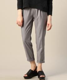 BEAUTY&YOUTH UNITED ARROWS | BY ストライプウエストギャザー9分丈パンツ(その他パンツ)