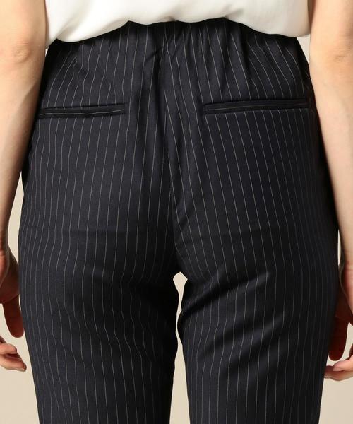 BEAUTY&YOUTH UNITED ARROWS（ビューティーアンドユースユナイテッドアローズ）の「BY ストライプウエストギャザー9分丈パンツ◆（その他パンツ・レディース・グレー/ネイビー・MEDIUM/SMALL）」の12枚目の写真