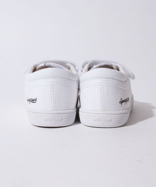 こども ビームス（コドモビームス）の「spring court / G2 ベルクロ スニーカー (14.5～19cm)（スニーカー・キッズ・ホワイト/ネイビー・27(16.5～17cm)/29(18～18.5cm)/24(14.5～15cm)/26(15.5～16cm)/28(17.5～18cm)/30(18.5～19cm)/25(15～15.5cm)）」の10枚目の写真