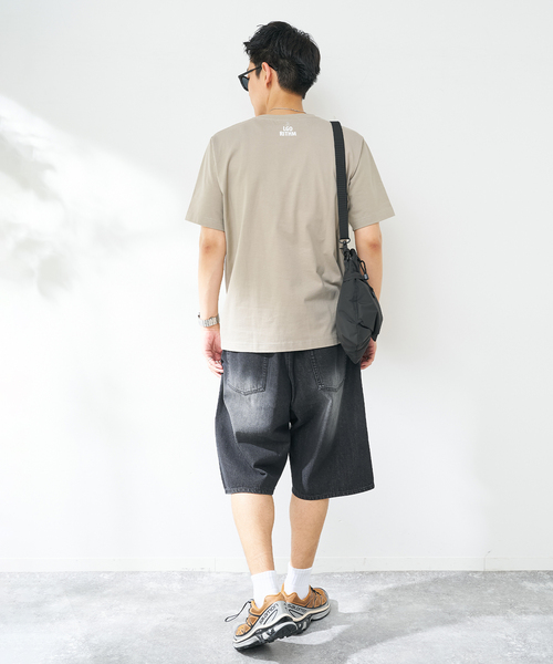B.C STOCK(ベーセーストック)の「C/Lデニムワイドショーツ(その他パンツ・メンズ・ブラック/ブルー系その他・MEDIUM/LARGE)」の5枚目の写真