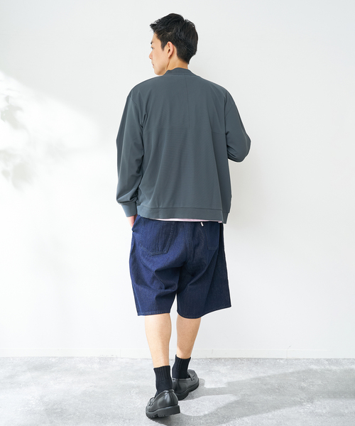 B.C STOCK(ベーセーストック)の「C/Lデニムワイドショーツ(その他パンツ・メンズ・ブラック/ブルー系その他・MEDIUM/LARGE)」の11枚目の写真