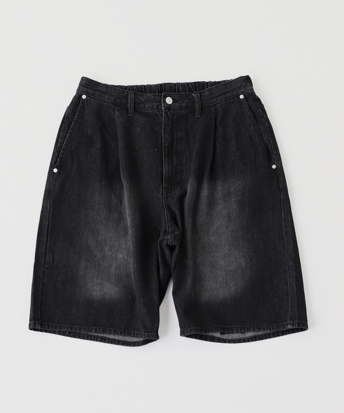 B.C STOCK(ベーセーストック)の「C/Lデニムワイドショーツ(その他パンツ・メンズ・ブラック/ブルー系その他・MEDIUM/LARGE)」の15枚目の写真