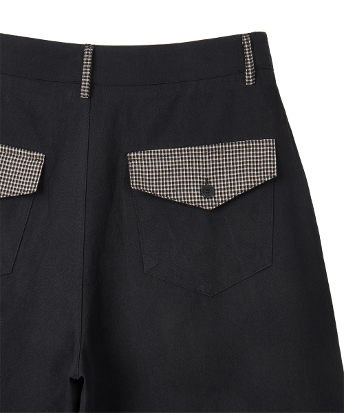 DANDEL(ダンデル)の「DD check balloon bermuda pants (BLACK)(その他パンツ・レディース・その他・1/2)」の6枚目の写真