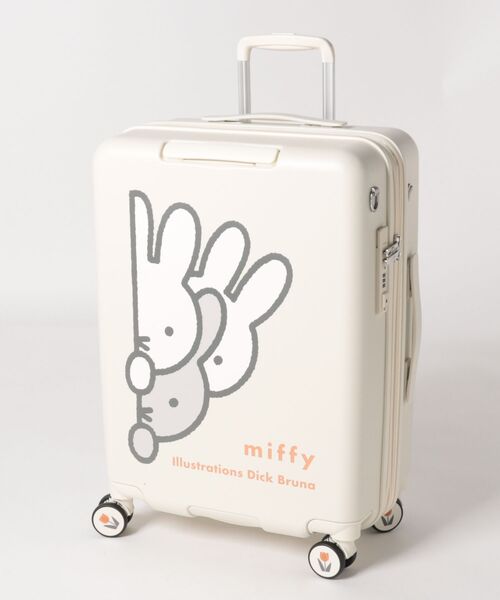 Miffy（ ミッフィー）の「【miffy/ミッフィー】 キャリーケース 51L（60L）（スーツケース/キャリーバッグ・レディース・アイボリー/ブラック・FREE）」の2枚目の写真