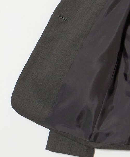 UNITED ARROWS（ユナイテッドアローズ）の「Vitale Barberis Canonico ノーラペル ジャケット（ノーカラージャケット・レディース・ダークブラウン/ダークグレー/ネイビー・38/36/34/40）」の9枚目の写真