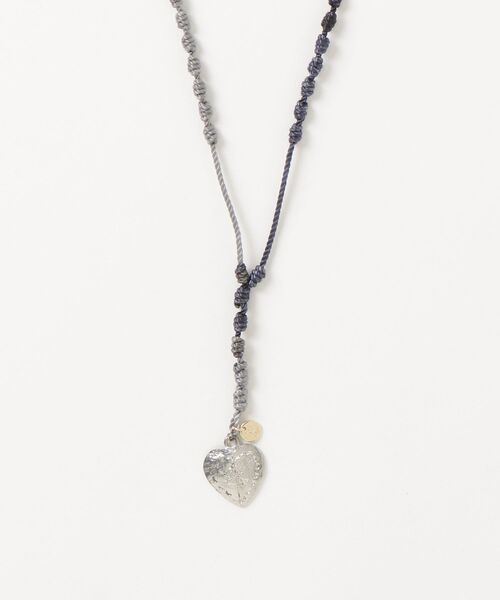 BEAMS BOY(ビームスボーイ)の「ODM Heart NL(ネックレス・レディース・レッド/ネイビー・ONE SIZE)」の2枚目の写真