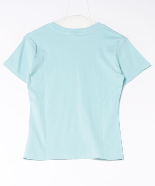 MEMECLE(メメクル)の「【 MEMECLE / メメクル 】ラブビンテージ レタリングサマーシャツ(Tシャツ/カットソー・レディース・ライトブルー・SMALL/MEDIUM)」の7枚目の写真