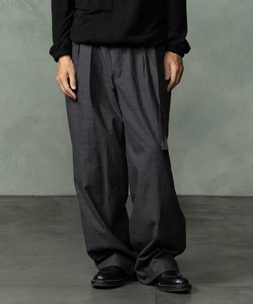 EGO TRIPPING(エゴトリッピング)の「mp15251-DRESSYEASE TROUSERS イージーパンツ(626750)(その他パンツ・メンズ・ブラック系その他/杢グレー/チャコール・29/31/33)」の18枚目の写真