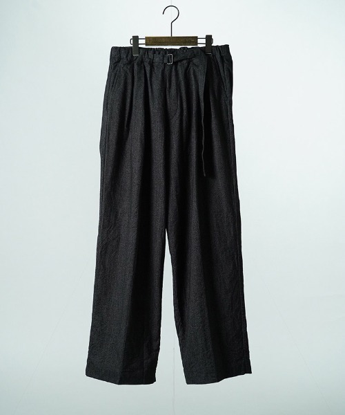 EGO TRIPPING(エゴトリッピング)の「mp15251-DRESSYEASE TROUSERS イージーパンツ(626750)(その他パンツ・メンズ・ブラック系その他/杢グレー/チャコール・29/31/33)」の4枚目の写真