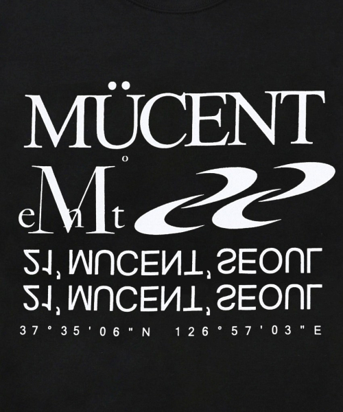 MUCENT(ムセント)の「エッセンシャルレタリングルーズフィットロングスリーブスウェット男女共用(スウェット・レディース・ブラック/グレー・L/M)」の5枚目の写真
