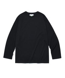 ユニセックスエッセンシャルロングスリーブTシャツブラック