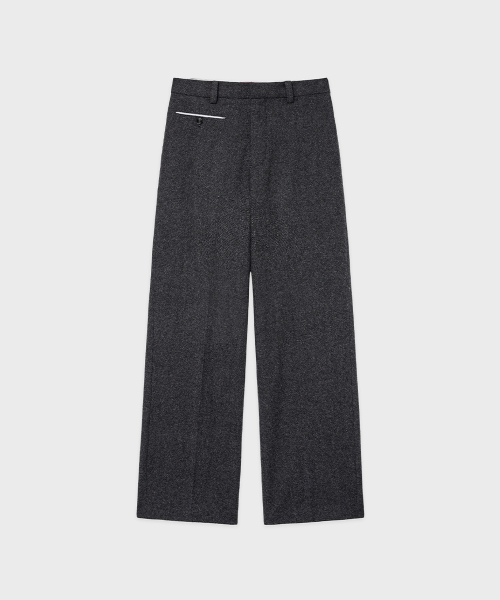 SINOON(シヌーン)の「SN Wool Blend Straight Pants (Charcoal)(その他パンツ・レディース・チャコールグレー・SMALL/MEDIUM)」の4枚目の写真