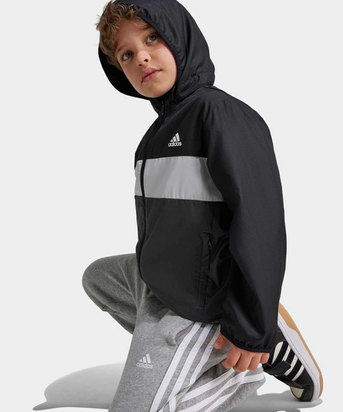 adidas(アディダス)の「WIND. RDY Tiberio ウインドブレーカー / アディダス adidas(ナイロンジャケット・キッズ・ブラック・100/110/120/130)」の3枚目の写真