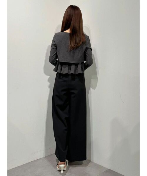 MERCURYDUO(マーキュリーデュオ)の「カットテレコペプラムキャミアンサンブル(キャミソール・レディース・チャコールグレー/ピンク/ベージュ・FREE)」の10枚目の写真